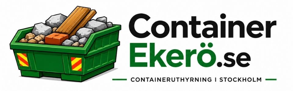 Logotyp för Container Ekerö och containeruthyrning